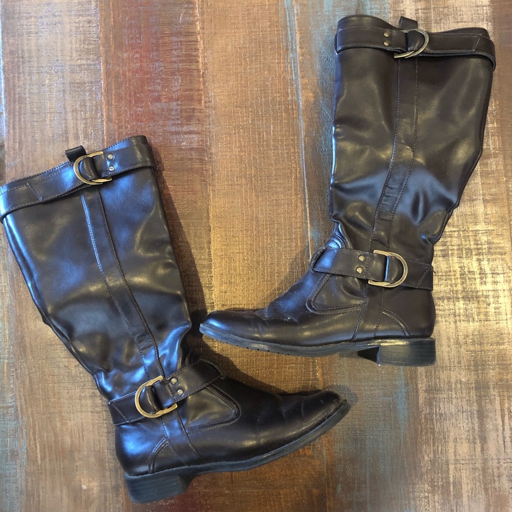 Aerosoles Tall Boots 5.5 Brown EUC
